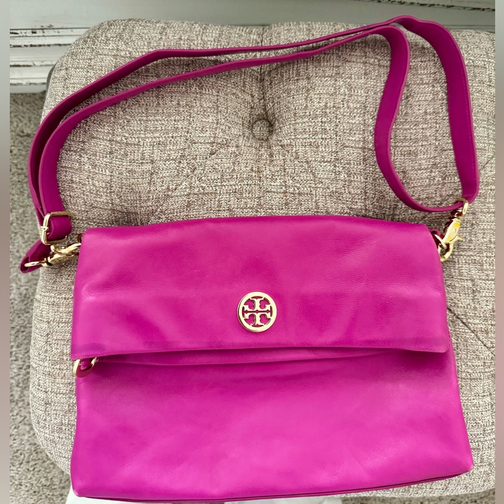 Tory Burch Pink Clutch / Crossbody Handbag